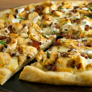 Chicken Bacon Ranch Pizza