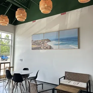 Inside seating