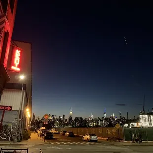 Lovely night for a lager