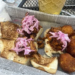 Pulled Pork Sliders. 2/10.