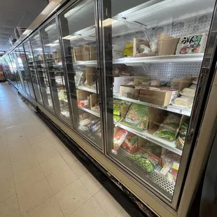 a refrigerated display case