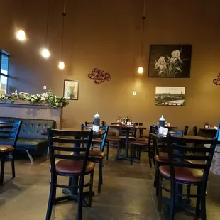 inside view after customers are gone