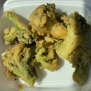 So glad my cousin told me about their fried broccoli! August 2020