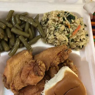 Fried chicken meal so good