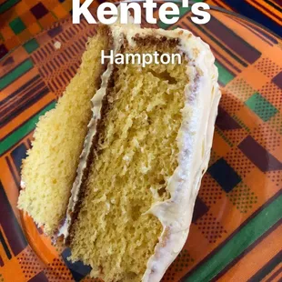 Vanilla butter cake