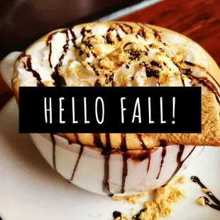 Fall is all about pumpkin and smores