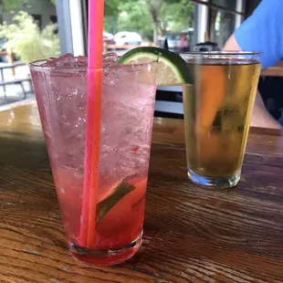 Cherry limeade and boneyard kveik ipa