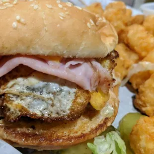 Paul Jr, ham egg cheese