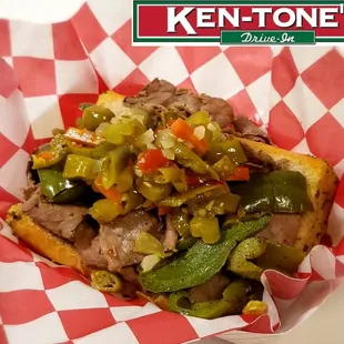 Italian Beef Sandwich
**Customers often say how big the portion is **