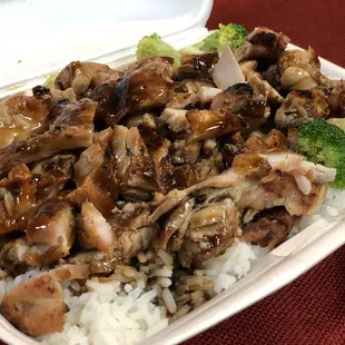 Chicken Teriyaki Bowl with Steamed Rice
