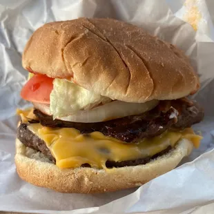Double Deluxe Cheeseburger