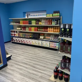 a view of a grocery store