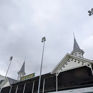The spires of Churchill Downs