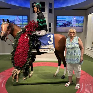 In the museum with "Mystic Dan"