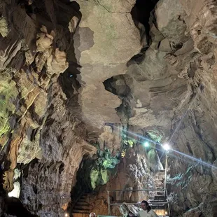 The Cave with a very cool lens flare.