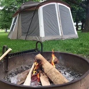 Excellent camp grounds. Very well kept, clean, family and pet friendly!