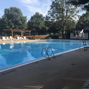 Nice clean pool.