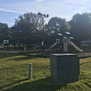 Playground by the bath house
