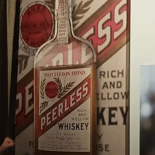 a bottle of whiskey