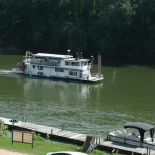 fun boats passing by to watch