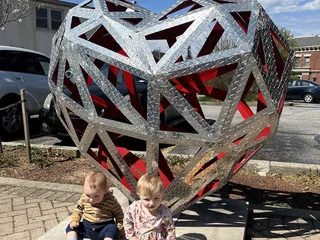 Open Heart Sculpture