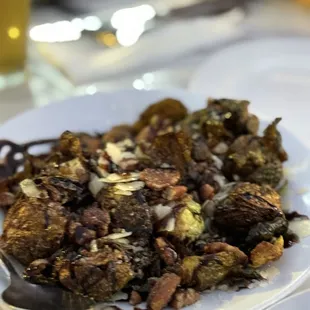 Fried Brussel sprouts
