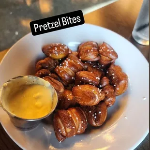 Soft yummy Pretzel bites