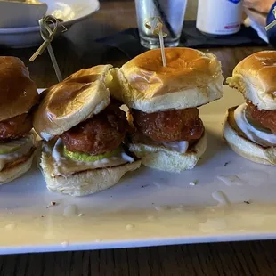 Spicy Chicken Sliders