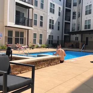 Pool time! Such a relaxing place.