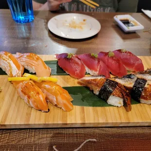 sushi, sushi and sashimi, food, sashimi