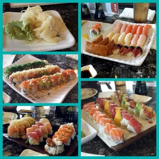 AYCE rolls and nigiri  $21.95.