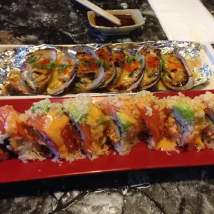 Rollin on rolls. Flexing them muscles.