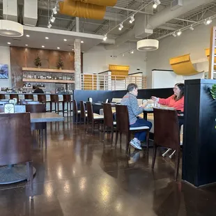 Main dining area.  First impressions  Open, quiet, very clean