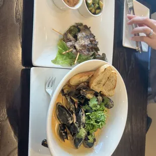 Steamed Mussels  Street Vendor Skewers