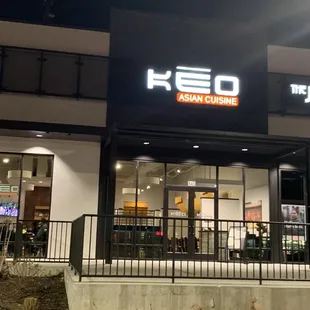 Outside