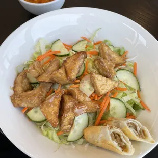 Vermicelli Salad with tofu - this tofu is amazing!