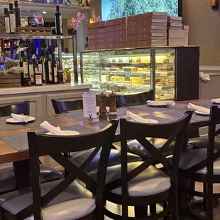 Seating area and dessert case