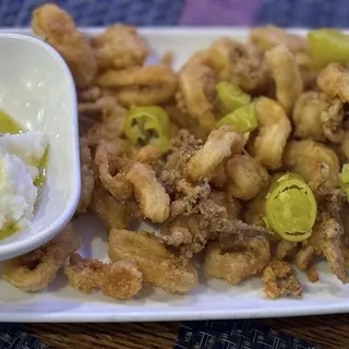 Pan Fried Crispy Kalamari