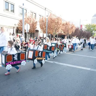 The Kepler Express made it's way in the Downtown Fresno 94th Annual Christmas Parade.