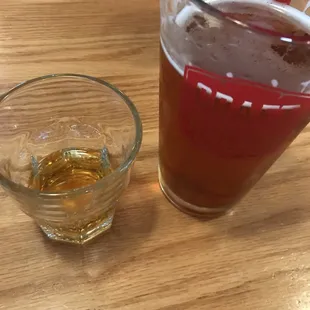 Kentucky Bourbon Barrel and a Father's Day present from the bar tender.