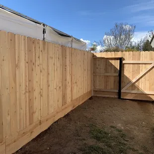 Fence and gate