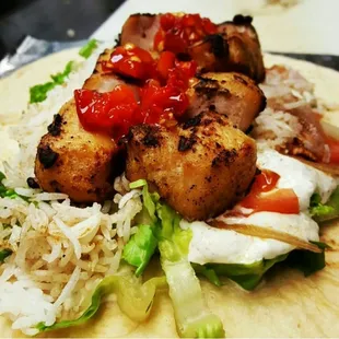Grilled chicken  wrap !!!