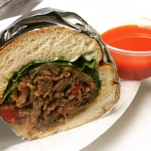 Philly cheese steak !