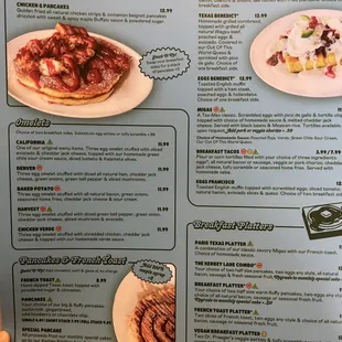 the menu