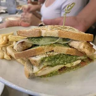 Chicken Pesto Panini Sandwich