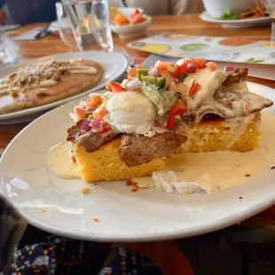 Texas Benedict, Carrot Cake Pancake