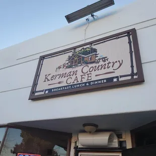 the front of the building