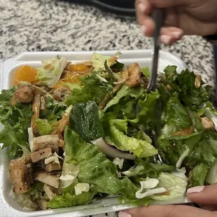 Oriental chicken salad Knock