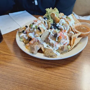 Chile Verde nachos