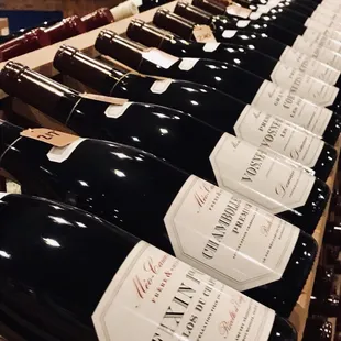 Wines from Burgundy.